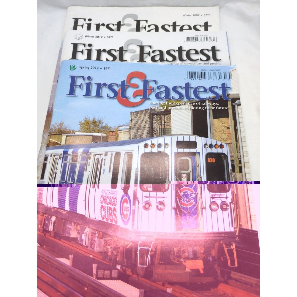 (3) First And Fastest Magazines 2007-2017